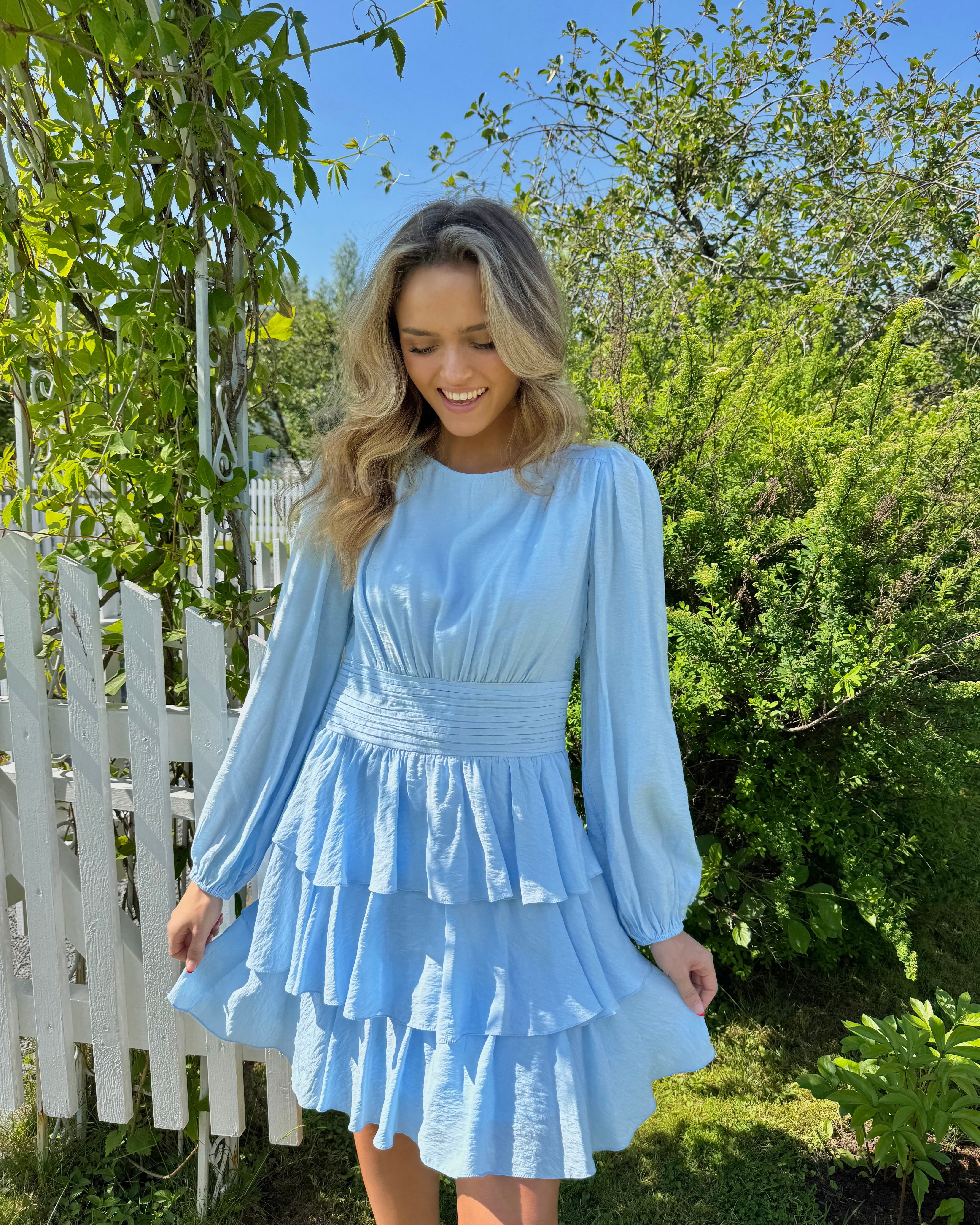 VMLISE Short Dress - Cashmere Blue